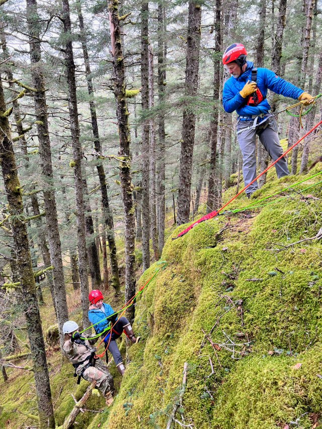 Rope Raining KISAR May Technical Ropes Training | Kodiak Island Search & Rescue
